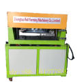 Portable stand seaming metal roof panel roll forming machine